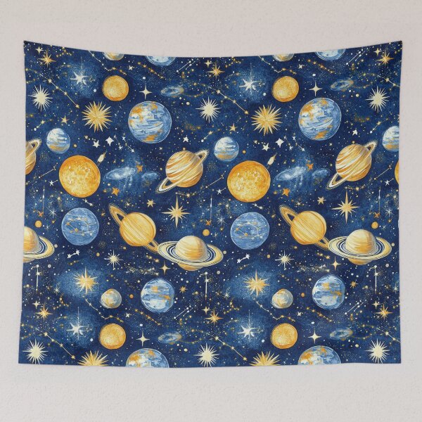 Item preview, Enchanting Celestial Scenes with Stars and Planets designed and sold by Piotrek0001.