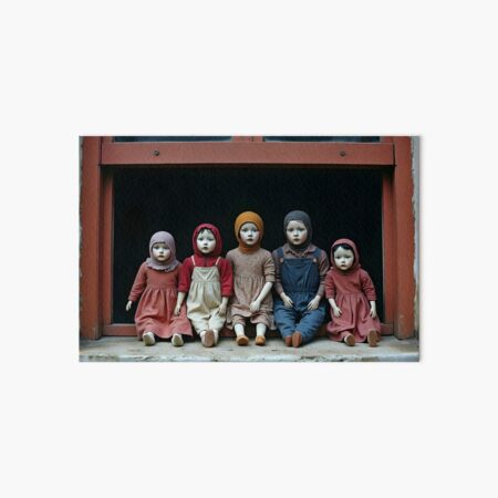 Item preview, Old dolls in a window designed and sold by Palatinasart.