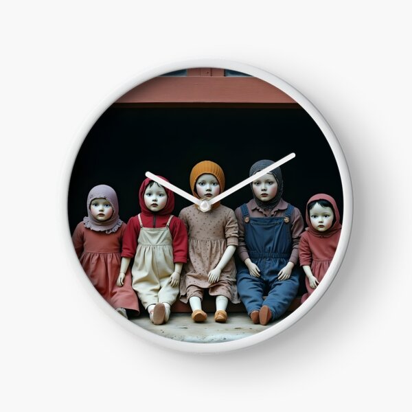 Item preview, Old dolls in a window designed and sold by Palatinasart.