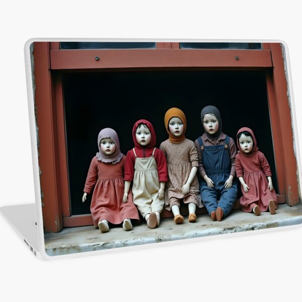 Item preview, Old dolls in a window designed and sold by Palatinasart.