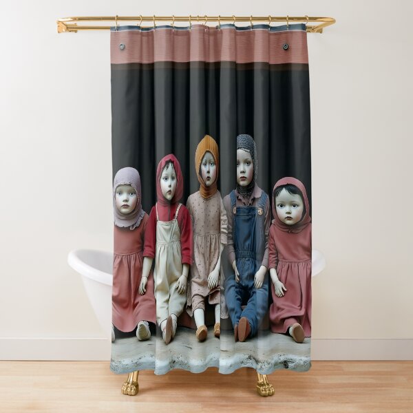 Item preview, Old dolls in a window designed and sold by Palatinasart.