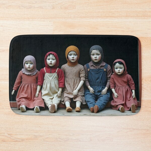 Item preview, Old dolls in a window designed and sold by Palatinasart.