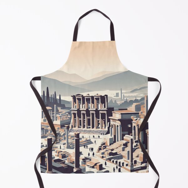 Item preview, Ancient City of Ephesus Minimalism Art Style designed and sold by artofuniverse.