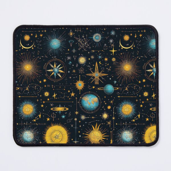 Item preview, Planetary Designs with Glowing Celestial Accents designed and sold by Piotrek0001.