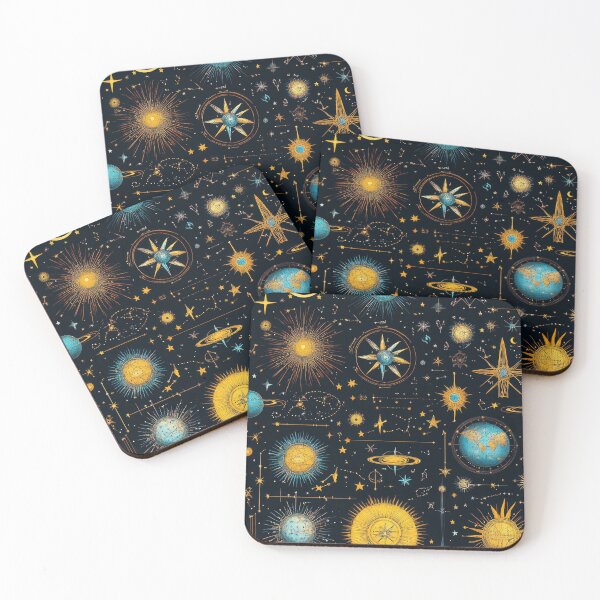 Item preview, Planetary Designs with Glowing Celestial Accents designed and sold by Piotrek0001.
