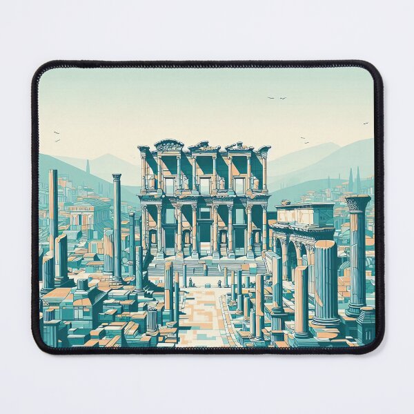 Item preview, Ancient City of Ephesus Minimalism Art Style designed and sold by artofuniverse.