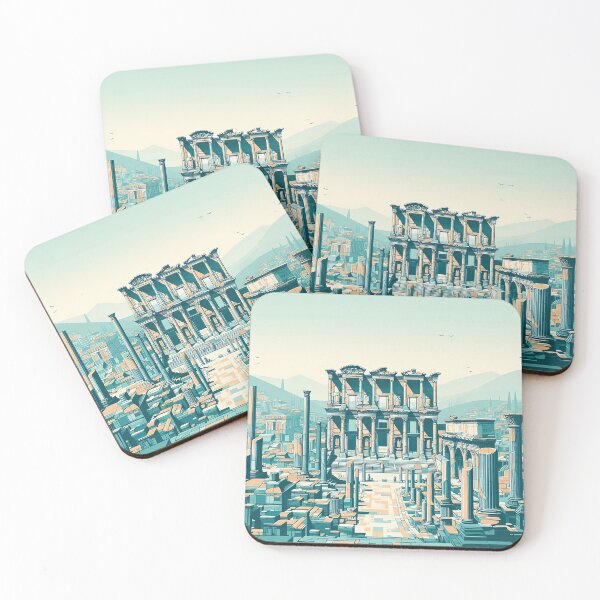 Item preview, Ancient City of Ephesus Minimalism Art Style designed and sold by artofuniverse.