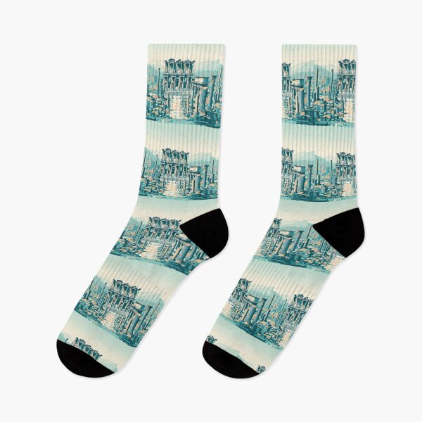 Item preview, Ancient City of Ephesus Minimalism Art Style designed and sold by artofuniverse.