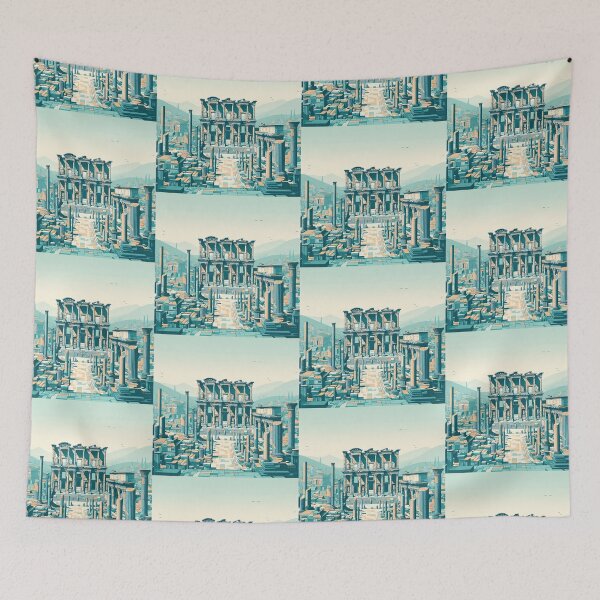 Item preview, Ancient City of Ephesus Minimalism Art Style designed and sold by artofuniverse.