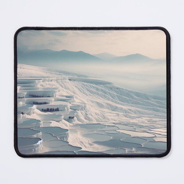 Item preview, Pamukkale Travertines Minimalism Art Style designed and sold by artofuniverse.