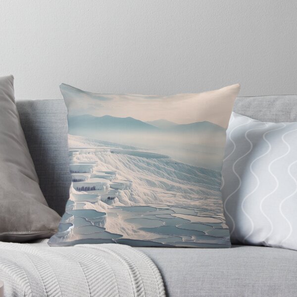 Item preview, Pamukkale Travertines Minimalism Art Style designed and sold by artofuniverse.