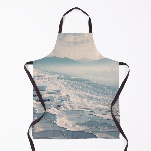 Item preview, Pamukkale Travertines Minimalism Art Style designed and sold by artofuniverse.