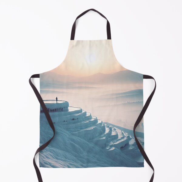 Item preview, Pamukkale Travertines Minimalism Art Style designed and sold by artofuniverse.