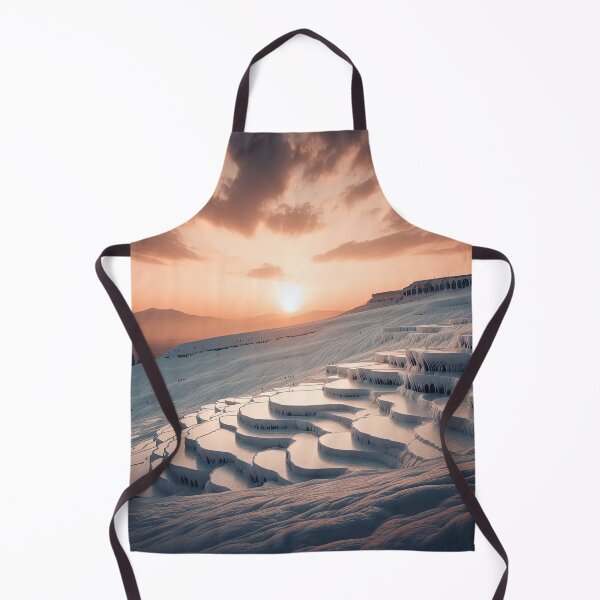 Item preview, Pamukkale Travertines Minimalism Art Style designed and sold by artofuniverse.