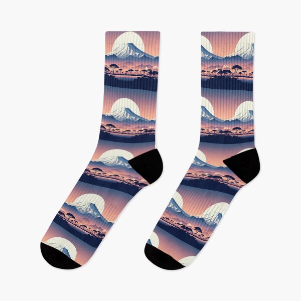 Item preview, Mount Kilimanjaro Minimalism Art Style designed and sold by artofuniverse.