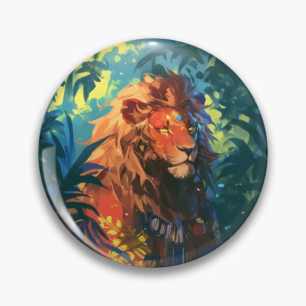 Item preview, Tribal Lion Roaming the Jungle designed and sold by Christian Weiss.