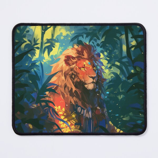 Item preview, Tribal Lion Roaming the Jungle designed and sold by Christian Weiss.