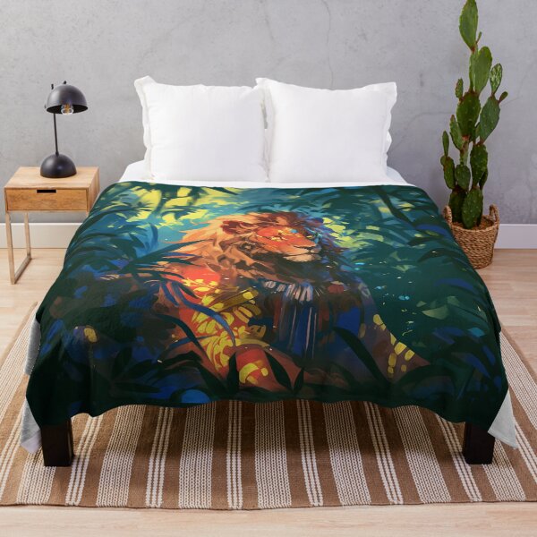 Item preview, Tribal Lion Roaming the Jungle designed and sold by Christian Weiss.