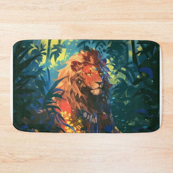 Item preview, Tribal Lion Roaming the Jungle designed and sold by Christian Weiss.
