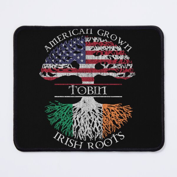 Item preview, Tobin surname American grown Irish roots US flag Tricolour Ireland flag vintage designed and sold by 9X FR.