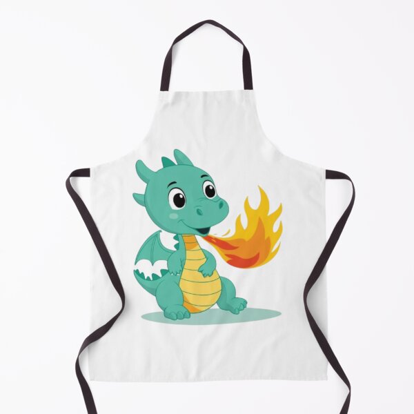 Item preview, Cute Baby Dragon breathing fire  designed and sold by ShopTwentyFour.