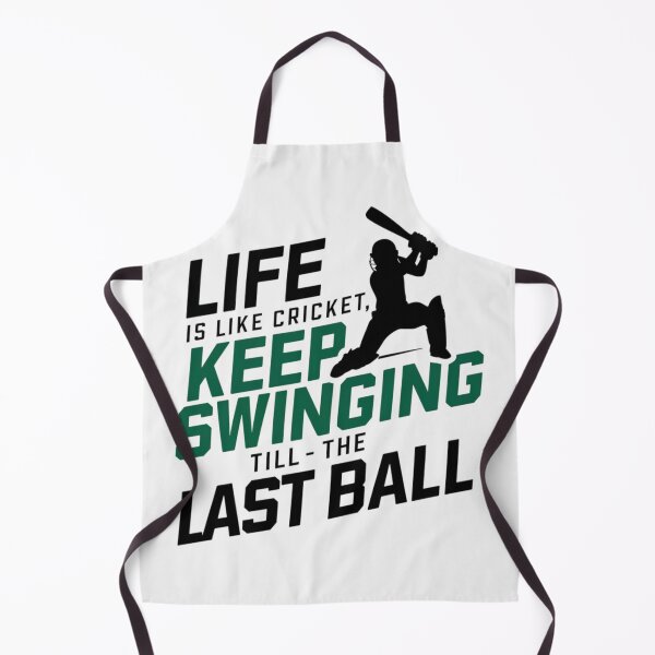 Item preview, Life Is Like Cricket Keep Swinging Till The Last Ball designed and sold by Jollys-ArtShop.