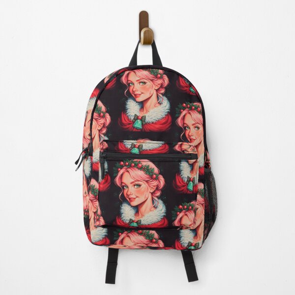 Item preview, Fantasy Christmas Girl with Pastel Pink Hair designed and sold by ByteyCreatives.