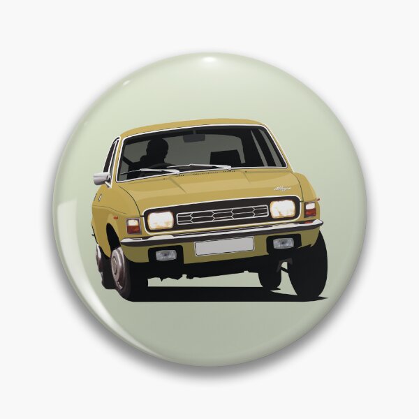 Item preview, Austin Allegro - yellow illustration designed and sold by knappidesign.