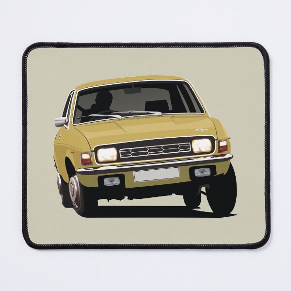 Item preview, Austin Allegro - yellow illustration designed and sold by knappidesign.