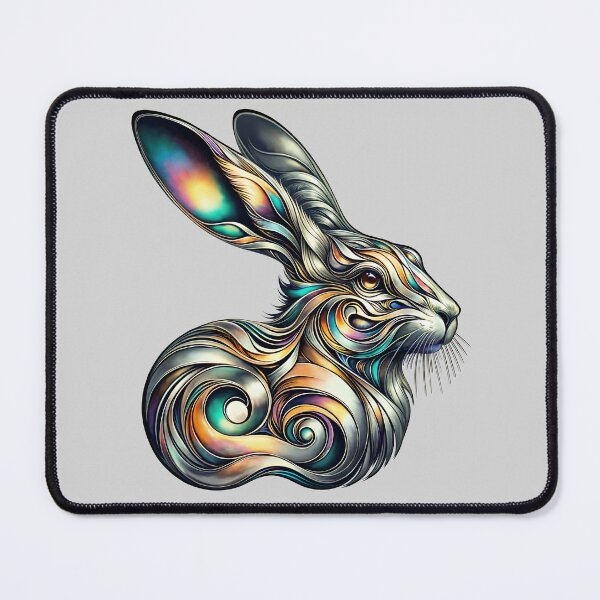 Item preview, Abstract Bunny Hare designed and sold by Kestrelle.