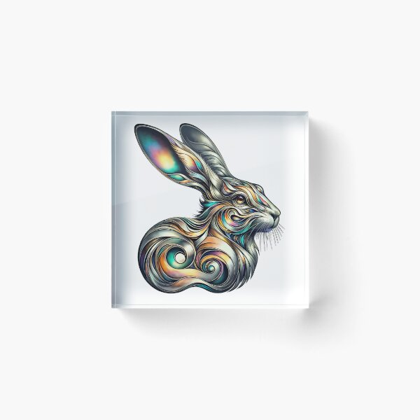 Item preview, Abstract Bunny Hare designed and sold by Kestrelle.