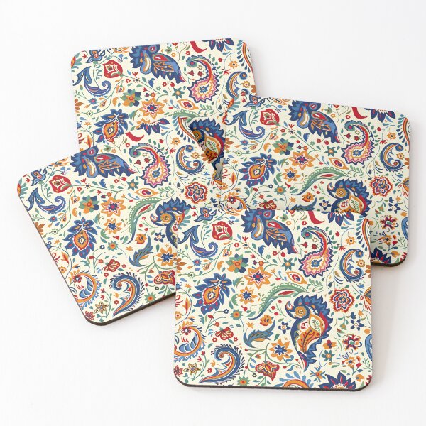Item preview, Folklore Paisley Seamless Pattern designed and sold by Vilemo.