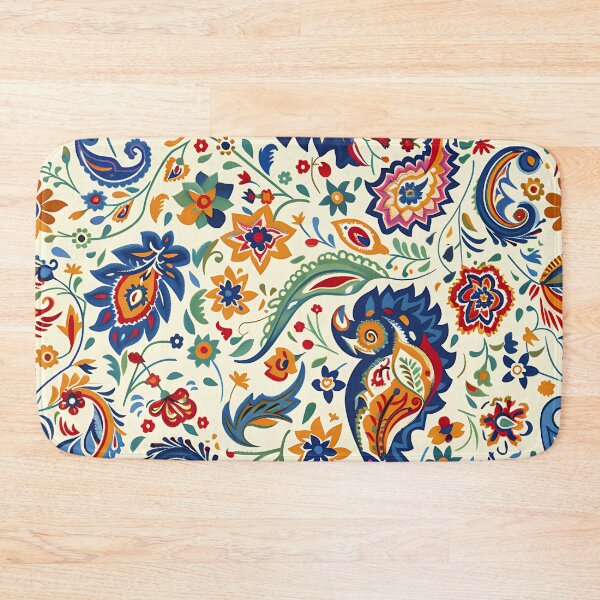 Item preview, Folklore Paisley Seamless Pattern designed and sold by Vilemo.