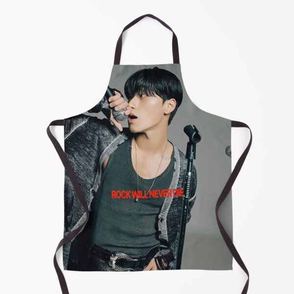 Item preview, CHOI SAN ATEEZ 2025 SEASON'S GREETINGS | ROCK WILL NEVER DIE! ot8 kpop poster designed and sold by Kpop-Noona.