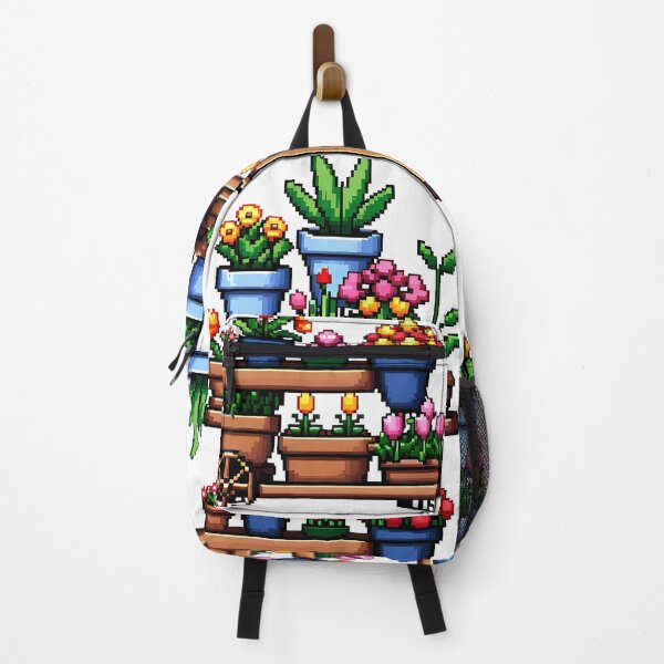 Item preview, Pixel style Cart of flowers designed and sold by Domo-Design.