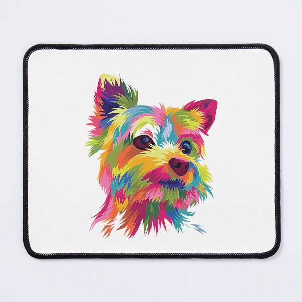 Item preview, Yorkshire Terrier Dog Colorful Art designed and sold by doodIllustrate.