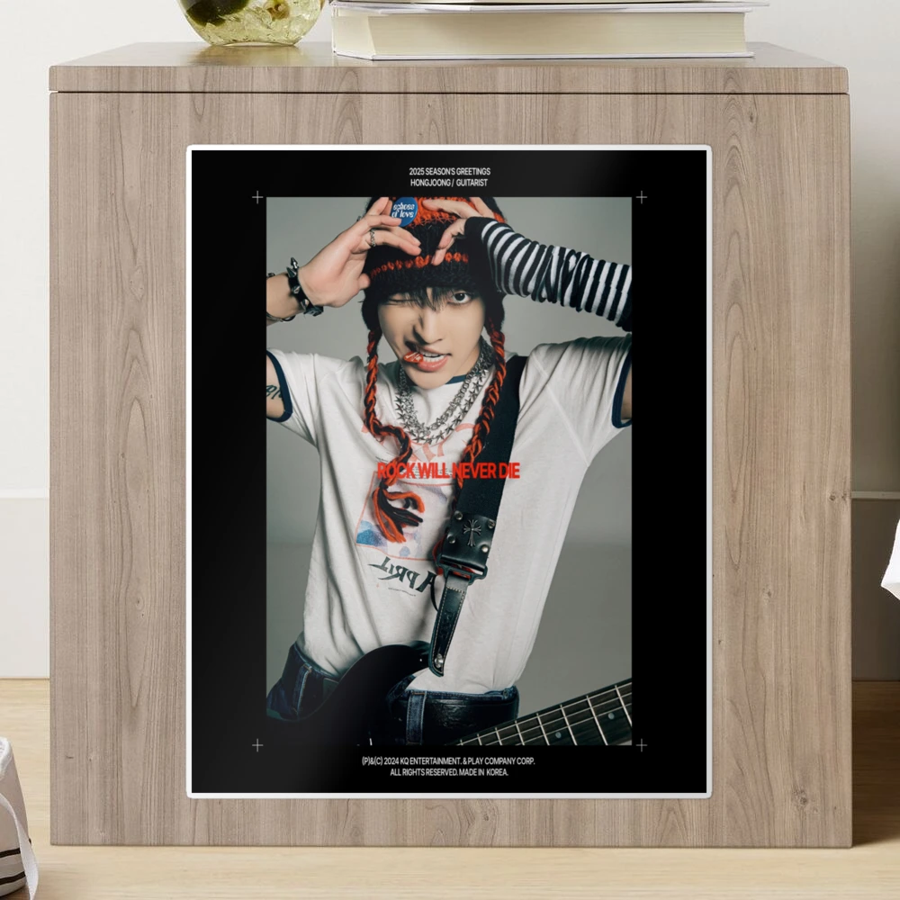 ATEEZ ホンジュン Hongjoong ポラロイド サイン トレカ ポラ ② HONGJOONG ATEEZ 2025 SEASON'S GREETINGS | ROCK WILL NEVER DIE! ot8