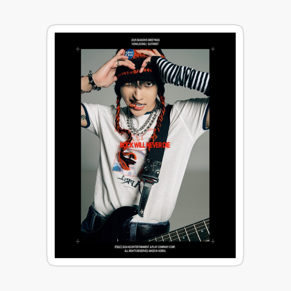 HONGJOONG ATEEZ 2025 SEASON'S GREETINGS | ROCK WILL NEVER DIE! ot8