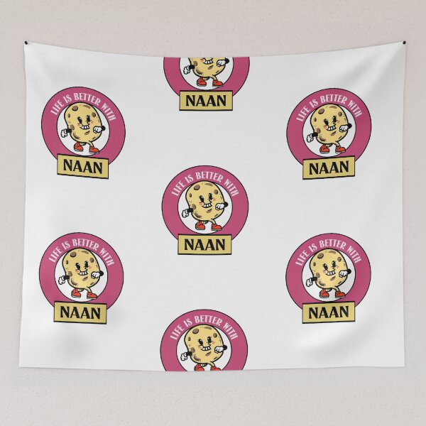Item preview, Life is better with naan designed and sold by sydney-syder.