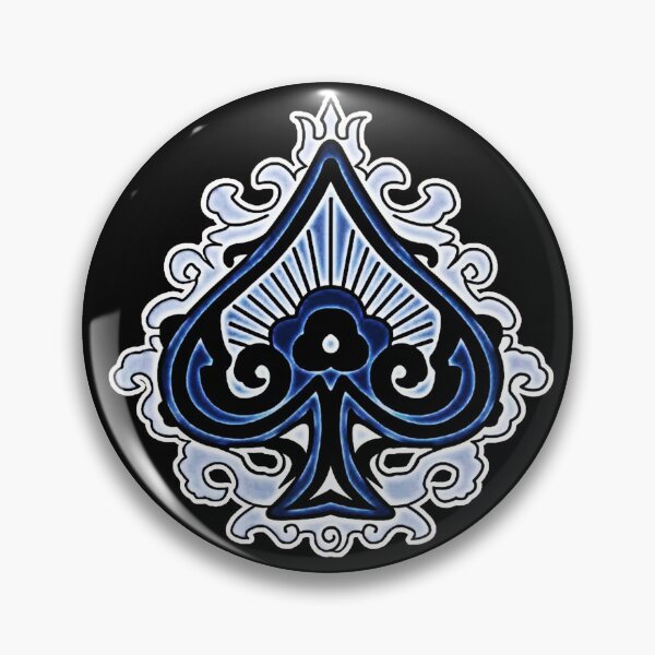 Item preview, Dark Triad Spade Crest Design – Anime-Inspired Dark Fantasy Art designed and sold by AbnormalAdorn.