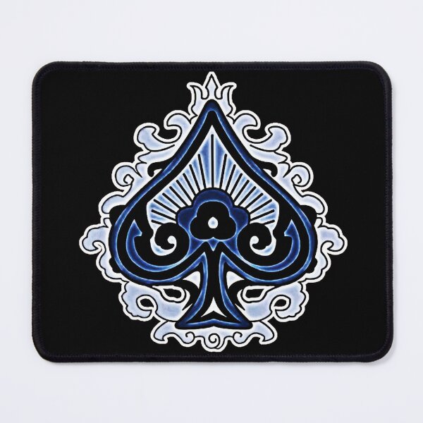 Item preview, Dark Triad Spade Crest Design – Anime-Inspired Dark Fantasy Art designed and sold by AbnormalAdorn.