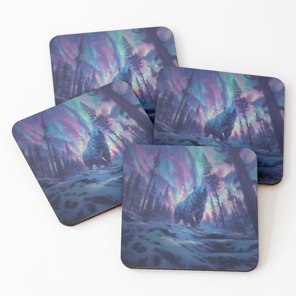 Item preview, Majestic Bear with Aurora Borealis designed and sold by Christian Weiss.