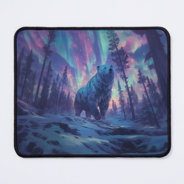 Item preview, Majestic Bear with Aurora Borealis designed and sold by Christian Weiss.