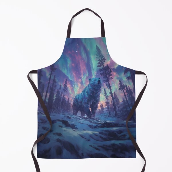 Item preview, Majestic Bear with Aurora Borealis designed and sold by Christian Weiss.