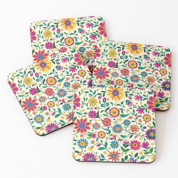Item preview, Mexican Folklore Blooms Pattern designed and sold by Vilemo.
