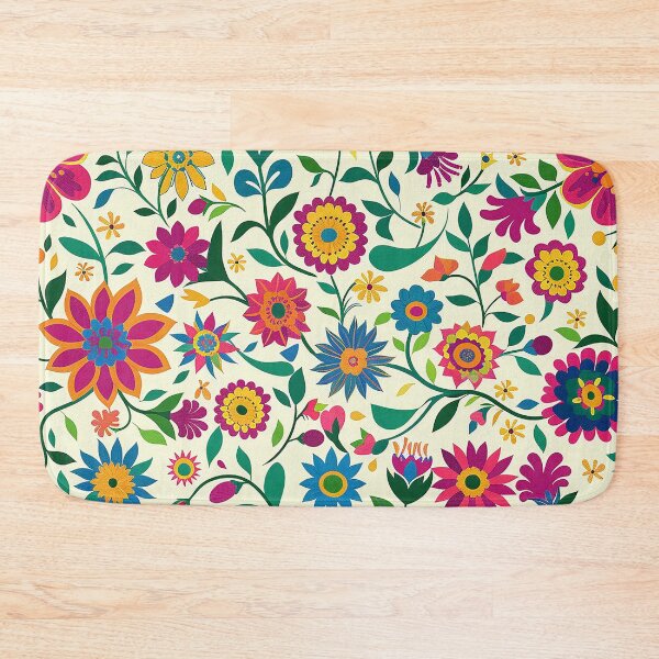Item preview, Mexican Folklore Blooms Pattern designed and sold by Vilemo.