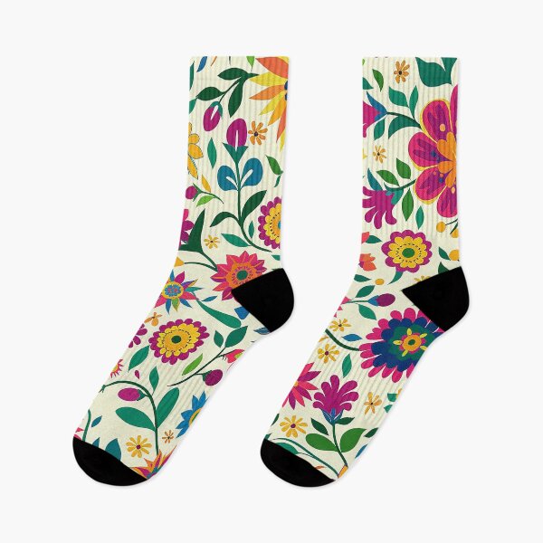 Item preview, Mexican Folklore Blooms Pattern designed and sold by Vilemo.