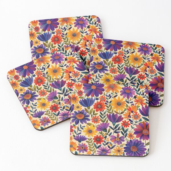 Item preview, Mexican Folklore Blooms Pattern designed and sold by Vilemo.