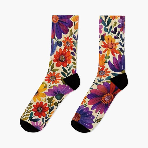 Item preview, Mexican Folklore Blooms Pattern designed and sold by Vilemo.