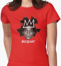 Jean-Michel Basquiat Crown Women's Fitted T-Shirt
